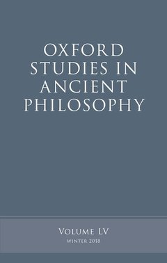 Couverture de l’ouvrage Oxford Studies in Ancient Philosophy, Volume 55