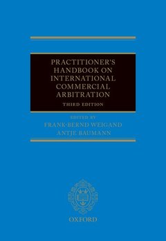 Couverture de l’ouvrage Practitioner's Handbook on International Commercial Arbitration
