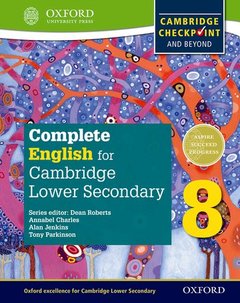 Couverture de l’ouvrage Complete English for Cambridge Lower Secondary 8 (First Edition)