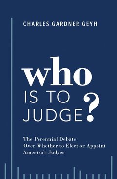 Couverture de l’ouvrage Who is to Judge?