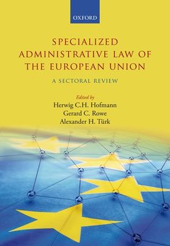 Couverture de l’ouvrage Specialized Administrative Law of the European Union