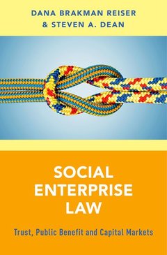 Couverture de l’ouvrage Social Enterprise Law
