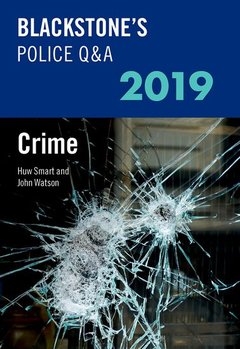 Couverture de l’ouvrage Blackstone's Police Q&A 2019 Volume 1: Crime