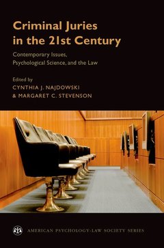 Couverture de l’ouvrage Criminal Juries in the 21st Century