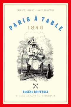 Couverture de l’ouvrage Paris à Table