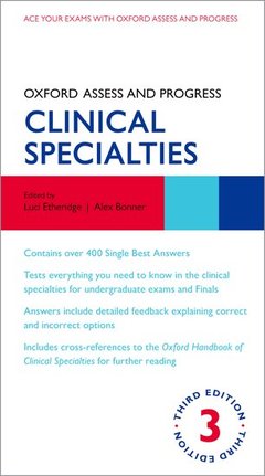Couverture de l’ouvrage Oxford Assess and Progress: Clinical Specialties