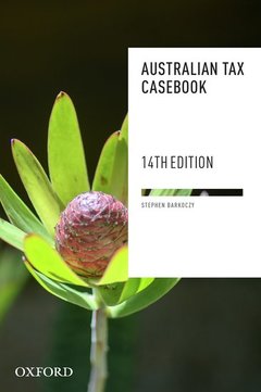 Couverture de l’ouvrage Australian Tax Casebook