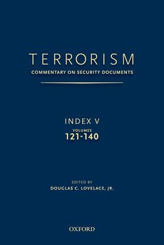 Couverture de l’ouvrage TERRORISM: COMMENTARY ON SECURITY DOCUMENTS INDEX V