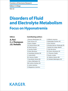 Couverture de l’ouvrage Disorders of Fluid and Electrolyte Metabolism 