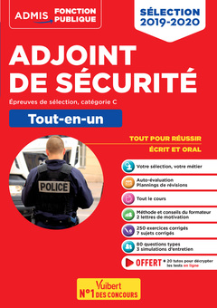 Cover of the book Adjoint de sécurité - Catégorie C - Tout-en-un