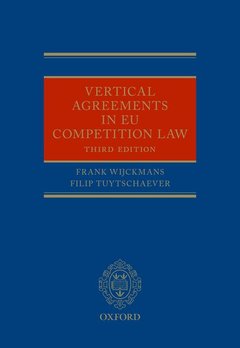 Couverture de l’ouvrage Vertical Agreements in EU Competition Law