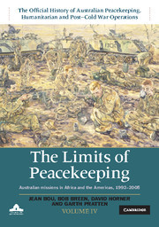 Couverture de l’ouvrage The Limits of Peacekeeping: Volume 4, The Official History of Australian Peacekeeping, Humanitarian and Post-Cold War Operations