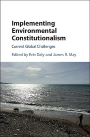 Cover of the book Implementing Environmental Constitutionalism