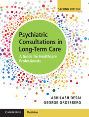 Couverture de l’ouvrage Psychiatric Consultation in Long-Term Care