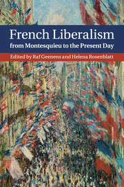 Couverture de l’ouvrage French Liberalism from Montesquieu to the Present Day