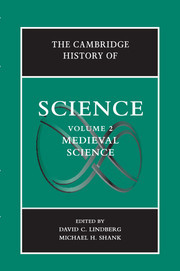 Cover of the book The Cambridge History of Science: Volume 2, Medieval Science