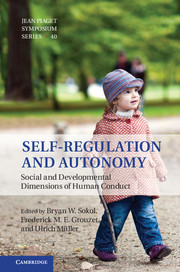Couverture de l’ouvrage Self-Regulation and Autonomy