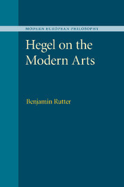 Couverture de l’ouvrage Hegel on the Modern Arts