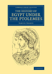 Couverture de l’ouvrage The History of Egypt under the Ptolemies