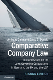Couverture de l’ouvrage Comparative Company Law
