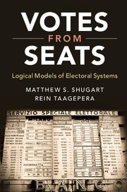 Couverture de l’ouvrage Votes from Seats