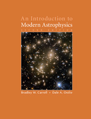 Couverture de l’ouvrage An Introduction to Modern Astrophysics