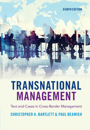 Couverture de l’ouvrage Transnational Management