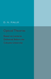 Couverture de l’ouvrage Optical Theories