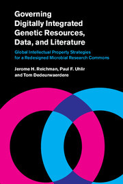 Cover of the book Governing Digitally Integrated Genetic Resources, Data, and Literature