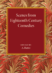 Cover of the book Scenes from Eighteenth Century Comedies