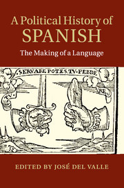 Cover of the book A Political History of Spanish