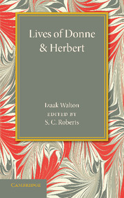 Couverture de l’ouvrage Lives of Donne and Herbert