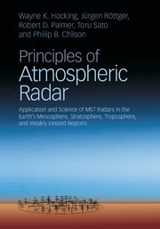 Couverture de l’ouvrage Atmospheric Radar
