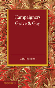 Cover of the book Campaigners Grave and Gay