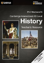 Couverture de l’ouvrage Cambridge International AS Level History Teacher's Resource CD-ROM