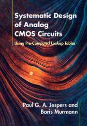 Couverture de l’ouvrage Systematic Design of Analog CMOS Circuits