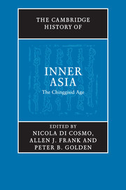 Couverture de l’ouvrage The Cambridge History of Inner Asia