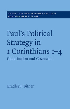 Couverture de l’ouvrage Paul's Political Strategy in 1 Corinthians 1–4