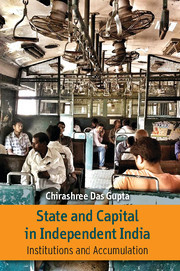 Couverture de l’ouvrage State and Capital in Independent India