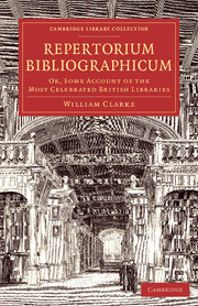 Couverture de l’ouvrage Repertorium bibliographicum