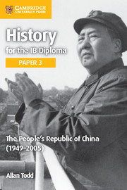Couverture de l’ouvrage The People's Republic of China (1949-2005)