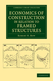 Couverture de l’ouvrage Economics of Construction in Relation to Framed Structures