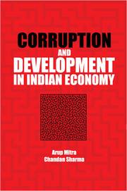 Couverture de l’ouvrage Corruption and Development in Indian Economy