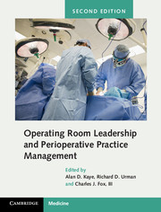 Couverture de l’ouvrage Operating Room Leadership and Perioperative Practice Management