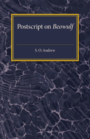 Couverture de l’ouvrage Postscript on Beowulf