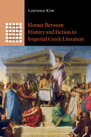 Couverture de l’ouvrage Homer between History and Fiction in Imperial Greek Literature