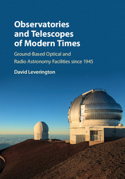 Couverture de l’ouvrage Observatories and Telescopes of Modern Times