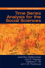 Couverture de l’ouvrage Time Series Analysis for the Social Sciences