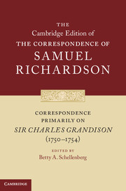 Couverture de l’ouvrage Correspondence Primarily on Sir Charles Grandison(1750–1754)