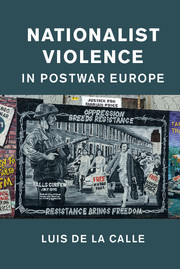 Couverture de l’ouvrage Nationalist Violence in Postwar Europe